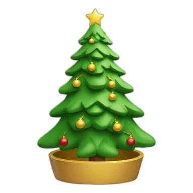 christmas tree 3d sticker