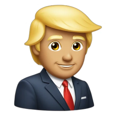 Donald Trump en dauphin sticker