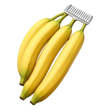 A comb of bananas sticker