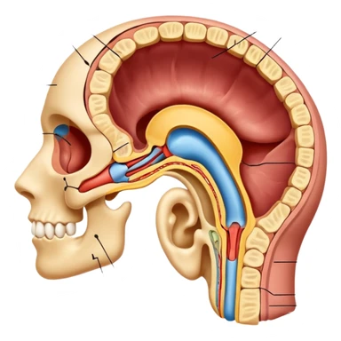 ear anatomy sticker