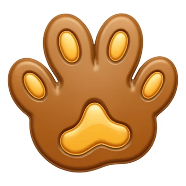 ionly the pawprint sticker