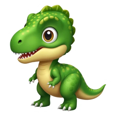 Cute baby t-rex sticker