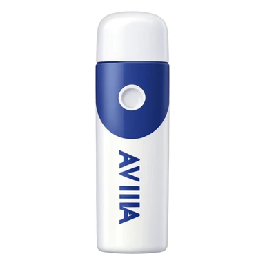 generate an ios genmoji of a NIVEA lip balm sticker