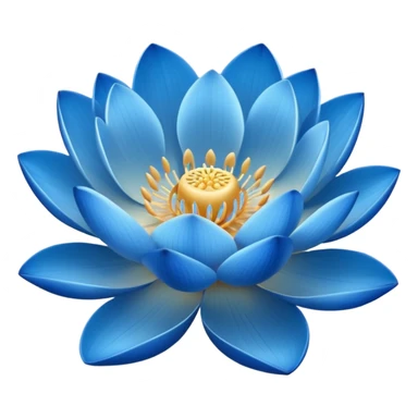 lotos emoji, a slight glow
acceptable сolors: blue, light blue, warm white, light sandy sticker