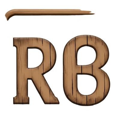 a sign with only the word "RCH" written on it in capital letters sticker