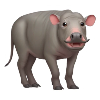 North Sulawesi babirusa sticker