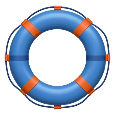 blue lifebuoy sticker