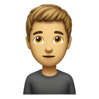 somebody thinking sticker