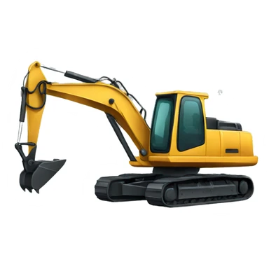 Excavator small emoji sticker