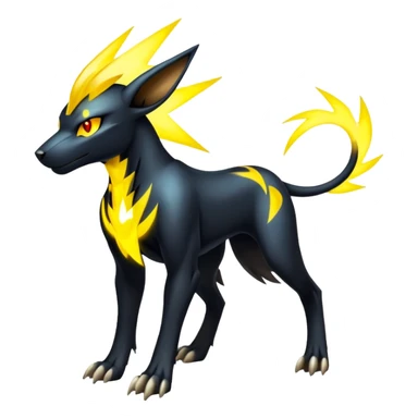 Luxray-Manectric-Houndoom-Pokémon-Fakémon-hybrid-creature sticker