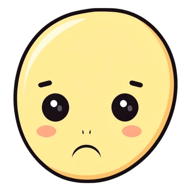 sad face sticker