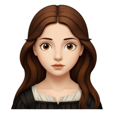 girl in the style of Caravaggio sticker