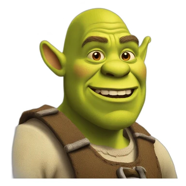 Oude shrek sticker
