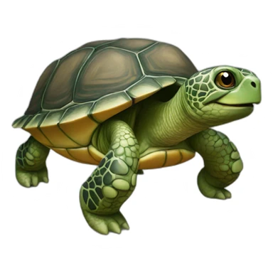 Chat sur tortue sticker