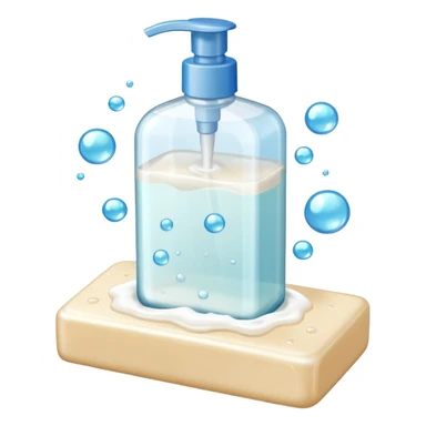 Soap and shampoo sticker