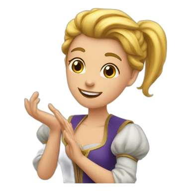 faire avec tes doigts un cœur sticker