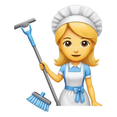 Create a emoji with the logo EZ Maid Cleaning sticker