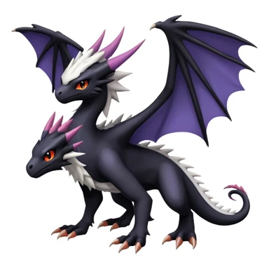 Salandit-Absol-Noibat-Noivern-Hybrid (Full body) sticker