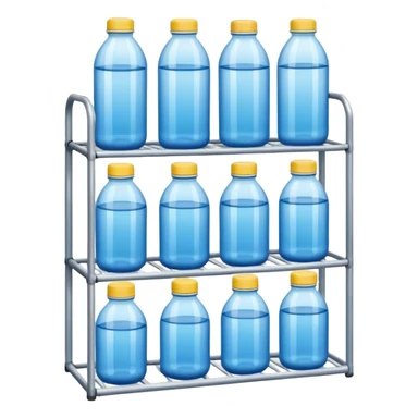 Water bottle shop sticker