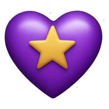 Purple Heart with stars sticker