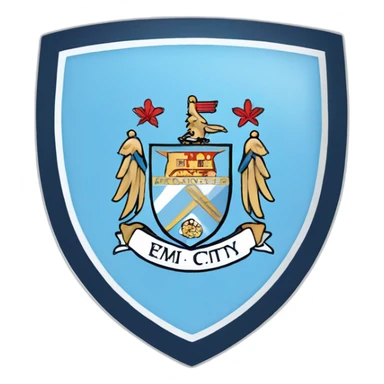 Manchester city logo sticker
