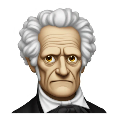 Schopenhauer with a sooze sticker