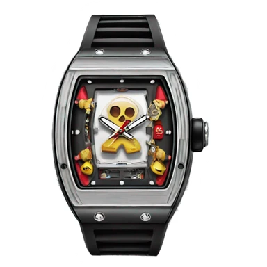 mini richard mille watch sticker