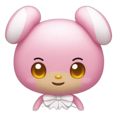 my melody from sanrio sticker