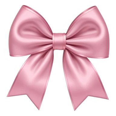 Cute light pink bow  sticker