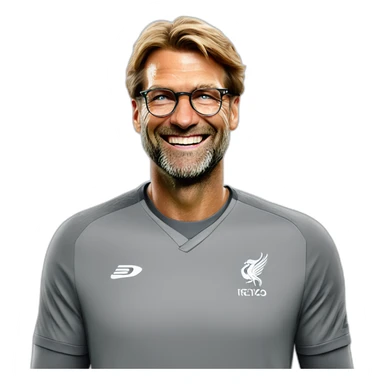 jurgen Klopp angel smile sticker
