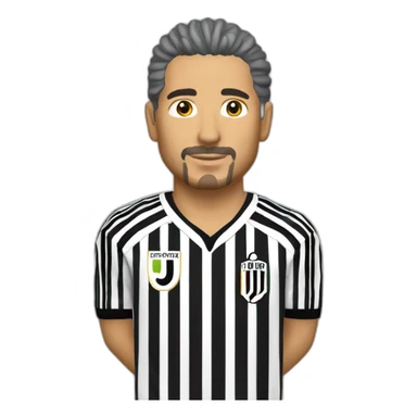 Roberto Baggio Juventus kit sticker