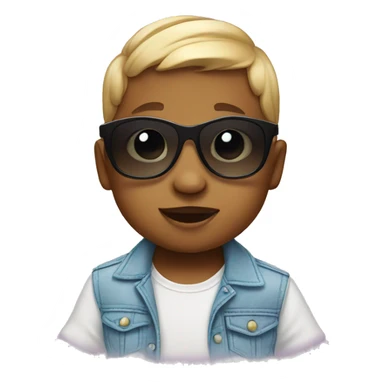 baby wear sunglasses  sticker