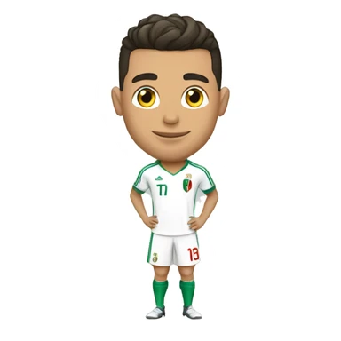 Ronaldo avec le maillot de l'Algérie sticker