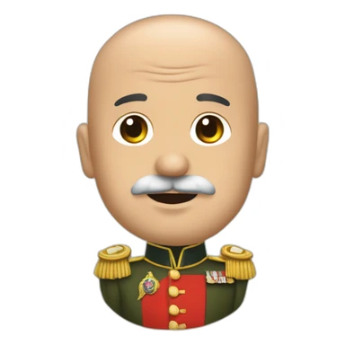 Quiero un emoji de Francisco Franco alargando la mano sticker