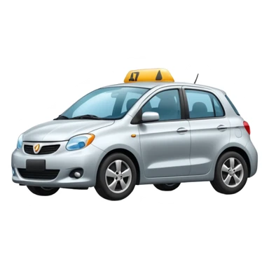 macchina da noleggiare sticker