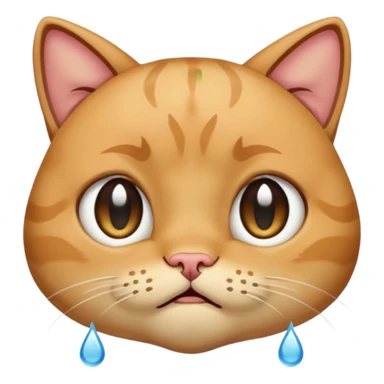 Cry cat meme sticker
