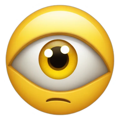 Eye rolling hard sticker