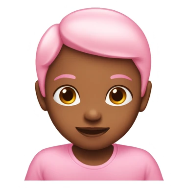 Baby pink heart emoji sticker