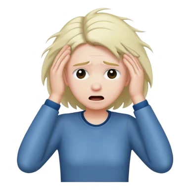 Pulling out my hair sticker