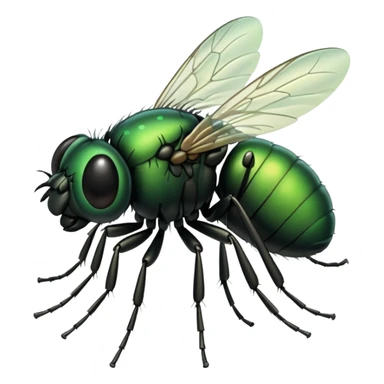a cute fly sticker