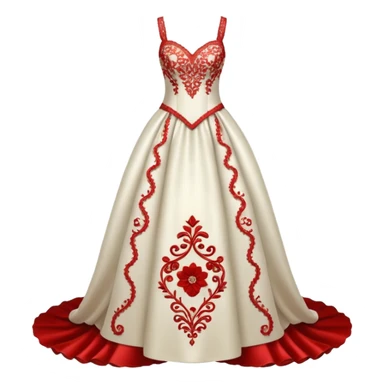 Hyper Realistic ornate Wedding dress displays  sticker
