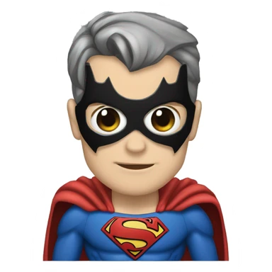 spiderman batman superman sticker