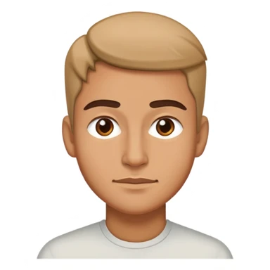 slight smirk side eye  sticker