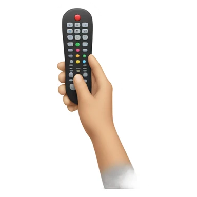 hand with remout sticker