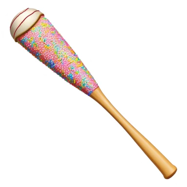 Sprinkles baseball bat sticker