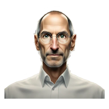 Warcraft elf award winning Steve Jobs in Apple ad style, oil paint, mysterious eyes, intricate lips, masterpiece pose, odd perspective, beautiful, desirable, logical, midsommar, ikea sticker