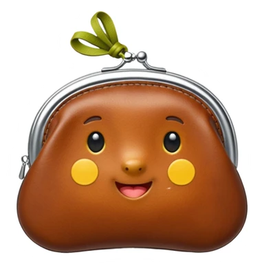 Coin purse – small pouch with zipper or clasp. sticker