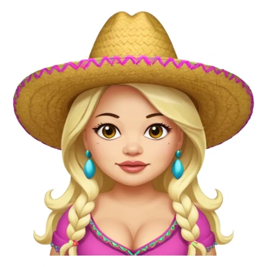 trisha paytas wearing sombreo sticker