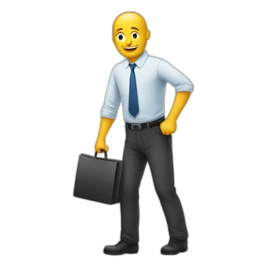 Boss pushing employees to work more  sticker