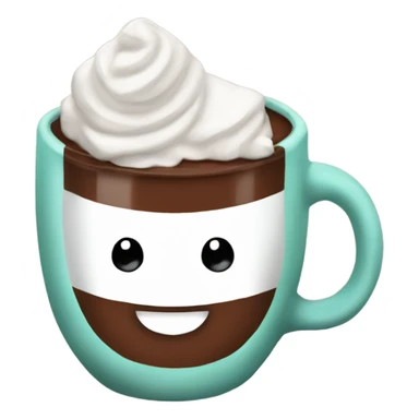 peppermint hot chocolate  sticker